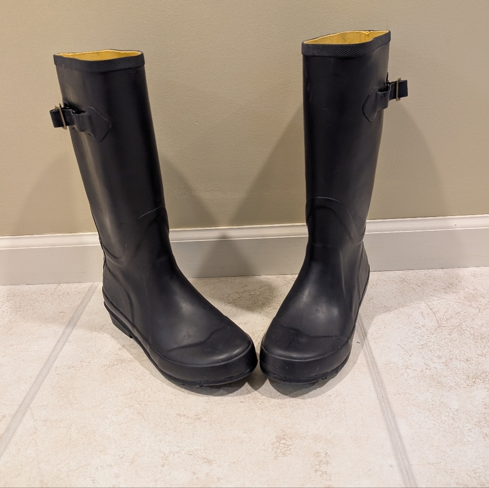 LL Bean Wellie Nylon Shank Blue, Women’s Size 8